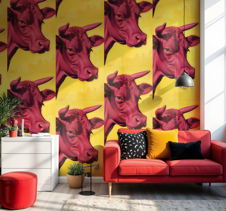 Popartposter van andy warhol behang kunst - TenStickers