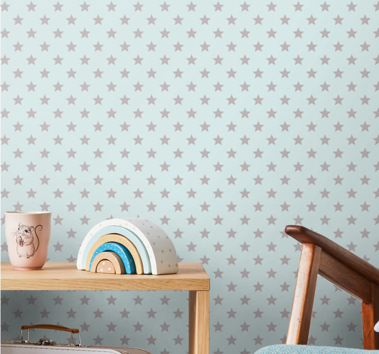 Ster patroon sterren behang - TenStickers