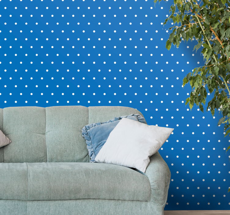 Stippen behang polka dot elegant - TenStickers