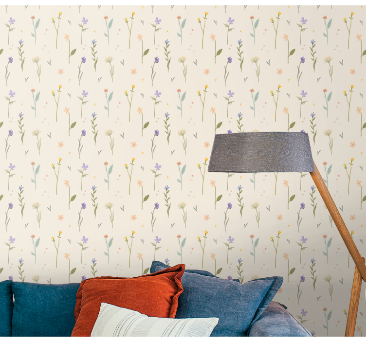 Behang Frisse minimalistische stijl - TenStickers