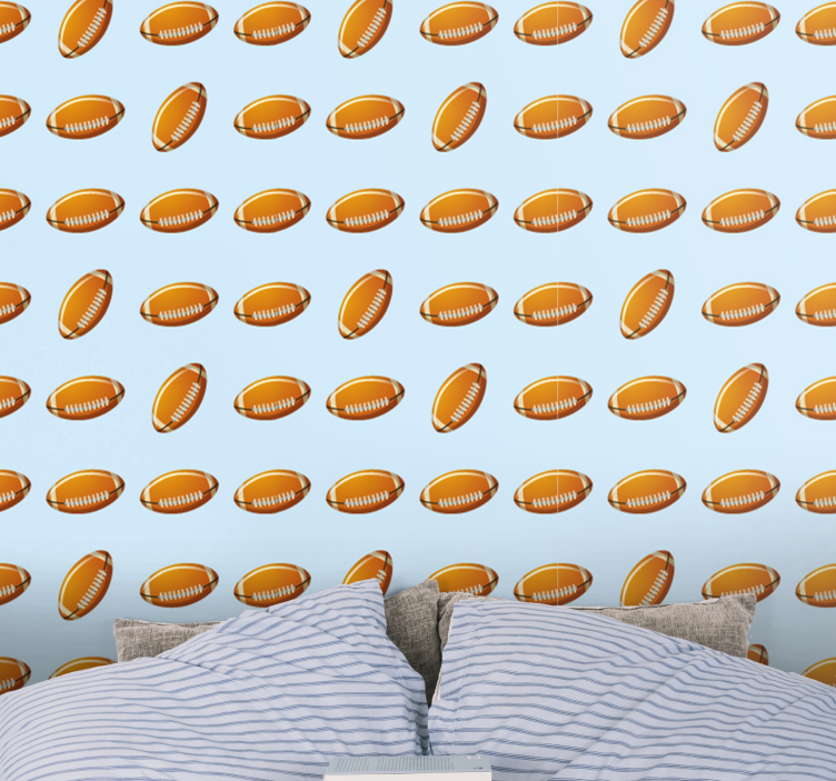 Voetbal razernij gepersonaliseerd behang - TenStickers