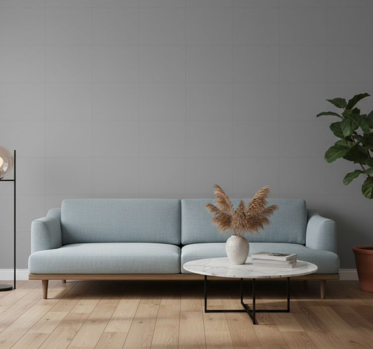 Woonkamer behang grijs kleurpatroon - TenStickers