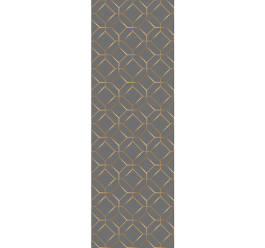 Hexagonaal goudpatroon geometrisch behang - TenStickers