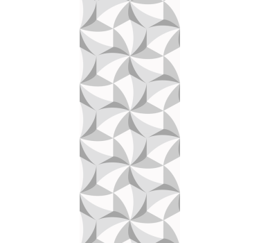 Stijlvolle grijze patroonvormen geometrisch behang - TenStickers