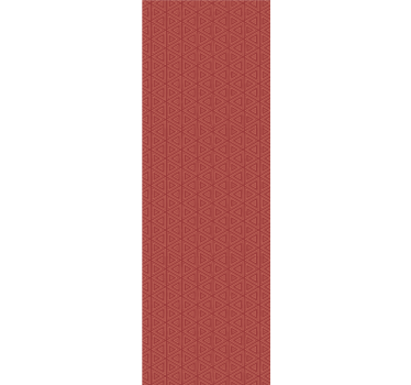 Prachtig rood patroon behang driehoeken - TenStickers