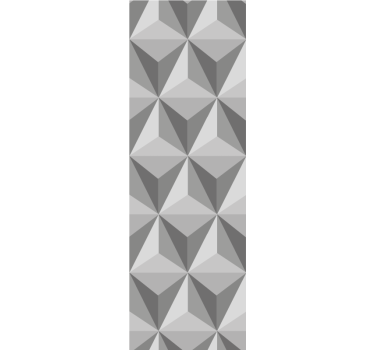 3d piramide patroon geometrisch behang - TenStickers