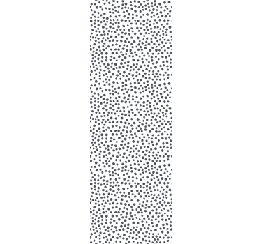Elegant zwart-wit motief stippen behang - TenStickers