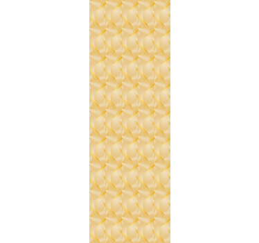 Elegant gebogen patroon behang print - TenStickers
