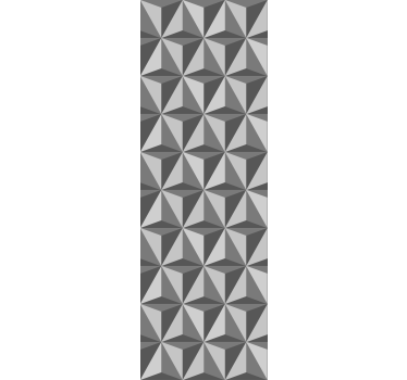 3d grijze driehoeken behang print - TenStickers