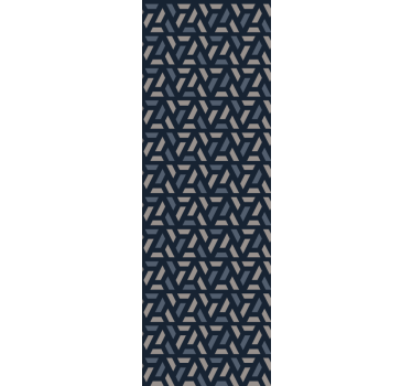 Dynamische patroonindeling geometrisch behang - TenStickers