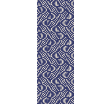 Elegante spiraalvormige golven geometrisch behang - TenStickers