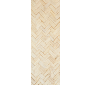 Hout behang met visgraatstructuur - TenStickers