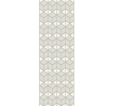 Neutraal chevron-raster geometrisch behang - TenStickers