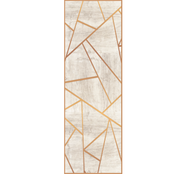 Geometrische gouden aderen marmeren behang - TenStickers