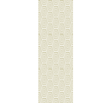 Hexagonale structuur geometrisch behang - TenStickers