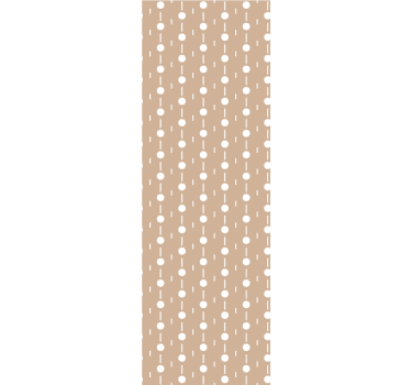 Stippen behang circulaire witte dots - TenStickers