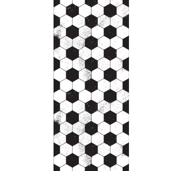 Zeshoekige vormen geometrisch behang - TenStickers