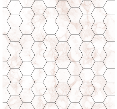 Honingraatstructuur behang print - TenStickers