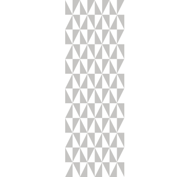Stijlvolle driehoeken opstelling geometrisch behang - TenStickers