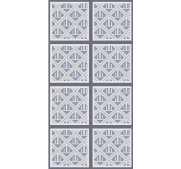 Geometrische blokindeling behang print - TenStickers