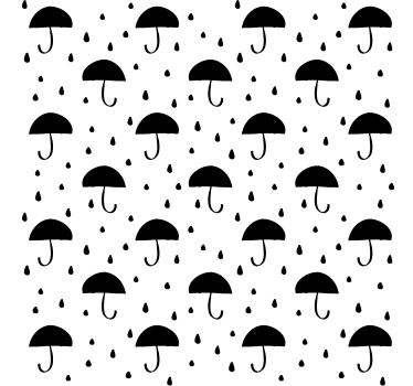 Geometrisch behang regendruppel confetti - TenStickers