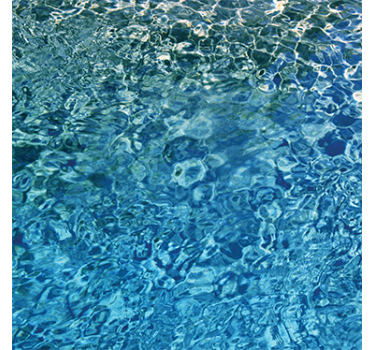 Behang patronen blauw realistisch water - TenStickers