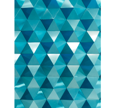 Geometrisch behang driehoekige tegeling - TenStickers