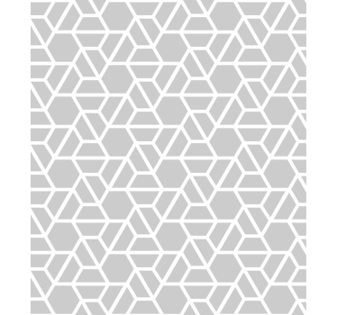 Geometrisch behang geometrisch rasterontwerp - TenStickers