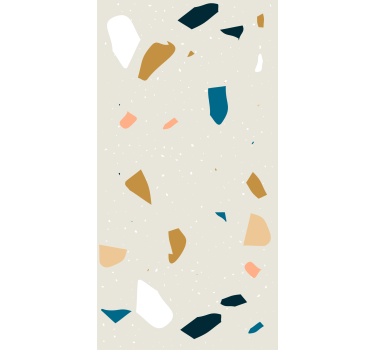 Geometrisch behang terrazzo splash - TenStickers
