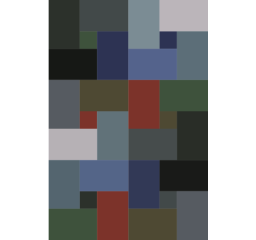 Geometrisch behang geometrische blokken - TenStickers