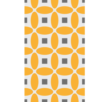 Geometrisch behang geometrische cirkels - TenStickers