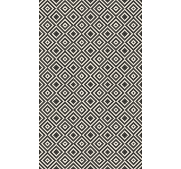 Geometrisch behang met diamantpatroon - TenStickers