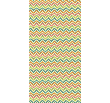 Geometrisch behang chevron zigzagmotief - TenStickers