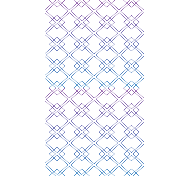 Geometrisch behang diamanten en lijnen - TenStickers