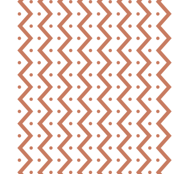 Geometrisch behang zigzag en dots - TenStickers