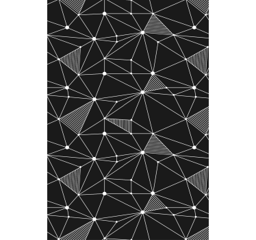 Geometrisch behang dappere geometrische vormen - TenStickers