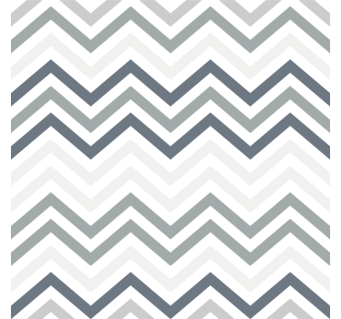 Geometrisch behang chic chevron motief - TenStickers