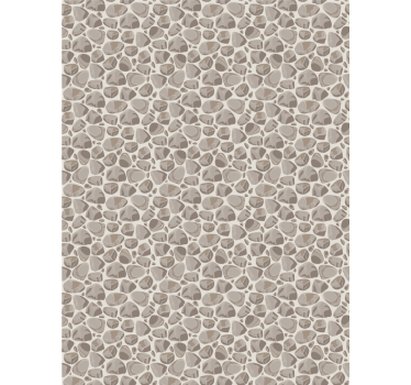 Behang print steen kiezel patroon - TenStickers