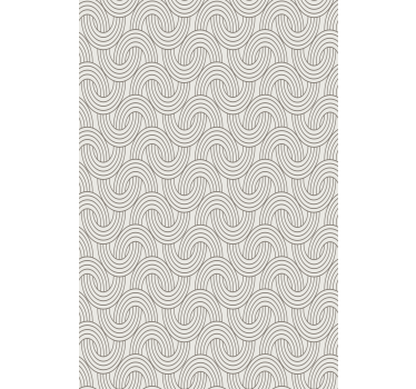 Behang print intricate golfpatronen - TenStickers