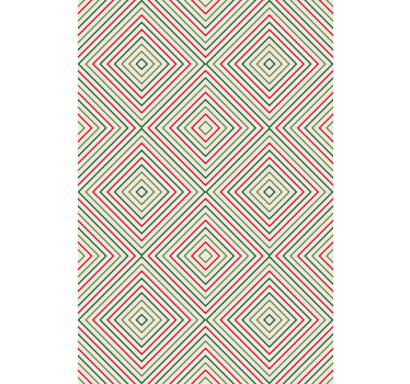 Behang print geometrisch gestileerde vormen - TenStickers