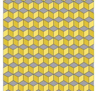 Geometrisch behang pantone vierkanten - TenStickers