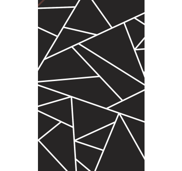 Geometrisch behang abstract hoekig arrangement - TenStickers