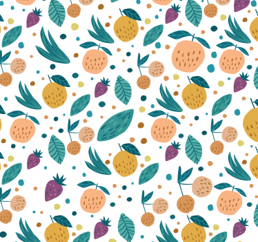 Keuken behang fruit smaken - TenStickers