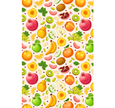 Keuken behang kleurrijke fruitmix - TenStickers