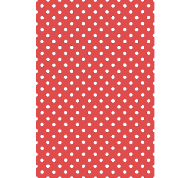 Keuken behang rode stippen - TenStickers