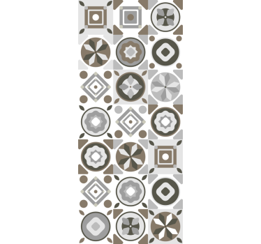 Keuken behang hydraulisch in grijstinten - TenStickers