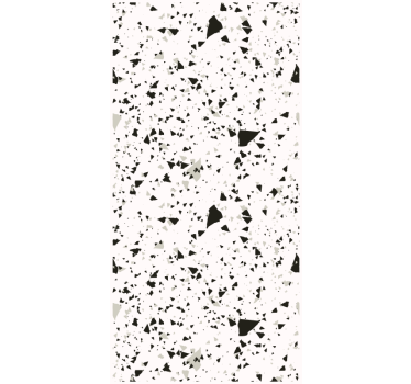Keuken behang grijs wit en zwart terrazzo - TenStickers