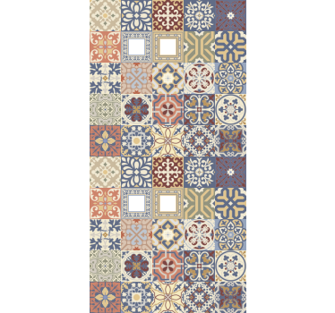 Keuken behang multicolor hydraulisch - TenStickers