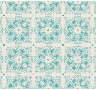 Keuken behang turquoise tegels - TenStickers