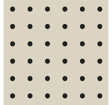 Keuken behang beige stippenpatroon - TenStickers